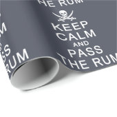 保Calm & Pass The Rum wrapping紙 ラッピングペーパー (ロールコーナー)
