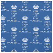 保calm - pickleball (カスタムサイズと色) ファブリック (見本)