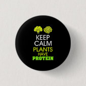 保Calm Plants 缶バッジ (正面)