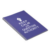 保Calm & Question Authorityノートブカスタムック ノートブック (右側)