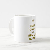 保Calm Restay Queenスタイル1 コーヒーマグカップ (正面左)