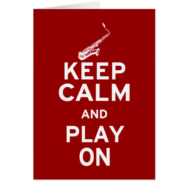 保Calm Saxophone (正面)