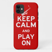 保Calm Saxophone Case-Mate iPhoneケース (裏面)