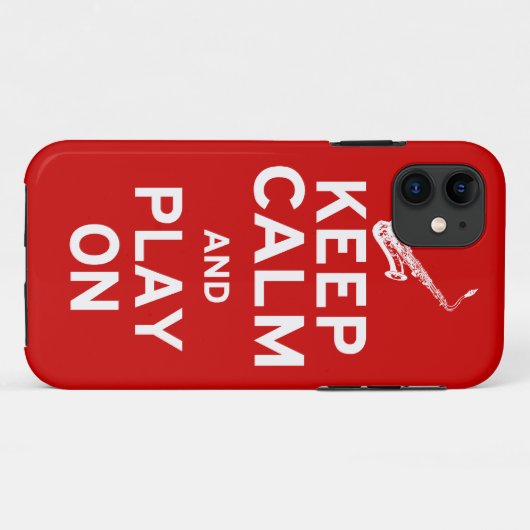 保Calm Saxophone Case-Mate iPhoneケース (裏面(横))