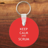 保Calm & Scrum キーホルダー (正面)