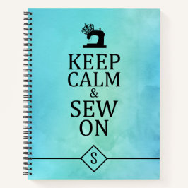 保Calm Sew On Craftsブルーウォーター ノートブック