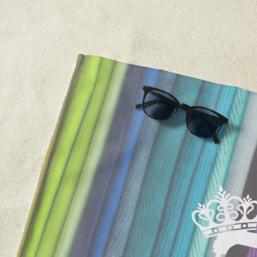 保Calm Sew On Crafts Rainbow ビーチタオル (インサイチュ)