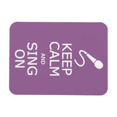 保Calm & Singオンカスタムカラー磁石 マグネット (横)