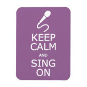保Calm & Singオンカスタムカラー磁石 マグネット (縦)