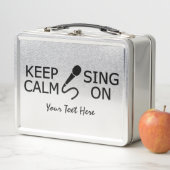 保Calm & Singオンカスタム文字 メタルランチボックス (インサイチュ)