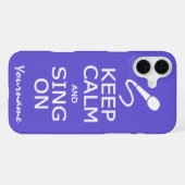 保Calm & Sing Onカスタムカラーケース iPhoneケース (裏面横)