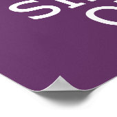 保Calm & Sing Onカスタムカラーポスター ポスター (角)