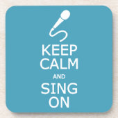 保Calm & Sing Onカスタム Coasters コースター (正面)