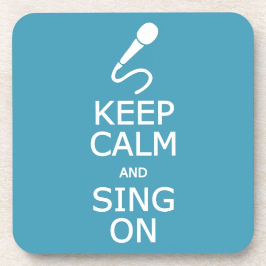 保Calm & Sing Onカスタム Coasters コースター (正面)