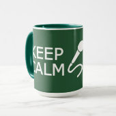 保Calm & Sing OnカスタムColor mug マグカップ (正面左)