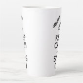 保Calm & Sing On名前をカスタムする カフェラテマグ (正面)