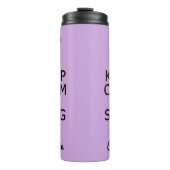 保Calm & Sing On名前をカスタムする&カラータンブラー タンブラー (正面)