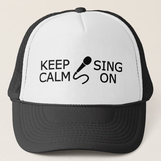 保Calm & Sing On hat – カラーを選択 キャップ (正面)