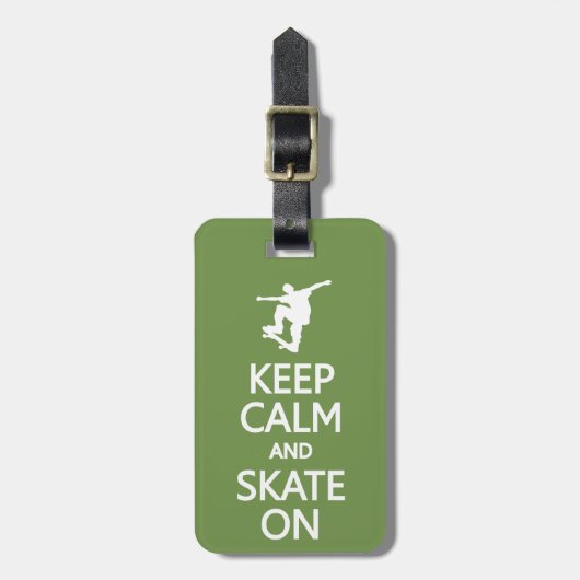 保Calm & Skateオンラゲッカスタムグタグ ラゲッジタグ (正面縦)