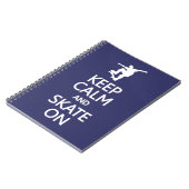 保Calm & Skate Onカスタム Color notebook ノートブック (左側)