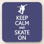 保Calm & Skate Onカラーカスタムコースター コースター (正面)