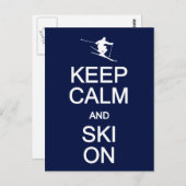 保Calm & Skiのハガキカスタマイズ, ポストカード (正面/裏面)