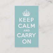 保Calm Sky Blue 名刺 (裏面)