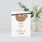 保Calm Slothはがき ポストカード (スタンド正面)