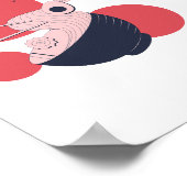 保Calm Spagetti Clamp食おもしろい品 ポスター (角)