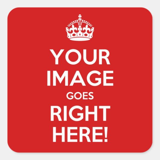 保Calm Squareステッカー スクエアシール (正面)