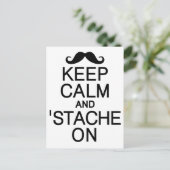 保Calm & 'Stache Onはがきカスタマイズ, ポストカード (スタンド正面)