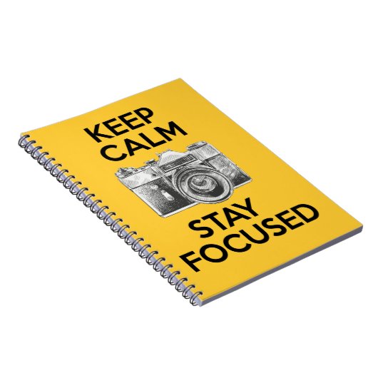 保Calm Stay Focused ノートブック (右側)
