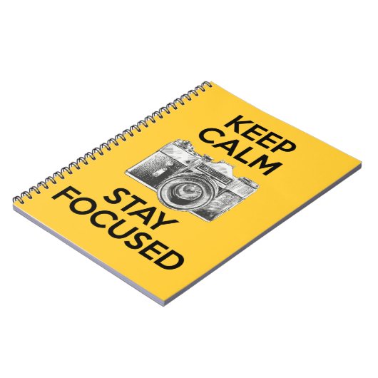 保Calm Stay Focused ノートブック (左側)