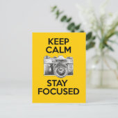 保Calm Stay Focused ポストカード (スタンド正面)