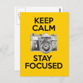 保Calm Stay Focused ポストカード (正面/裏面)