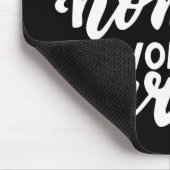 保Calm Stay Home Work懸命 マウスパッド (コーナー)