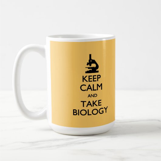 保Calm Take Biology Mug コーヒーマグカップ (左)