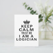 保Calm Trust Me Am Logician ポストカード (スタンド正面)