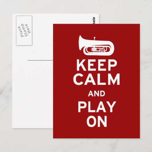 保Calm Tuba ポストカード (正面/裏面)