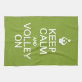 保Calm & Volleyオカスタムンハンドタオル キッチンタオル (横)