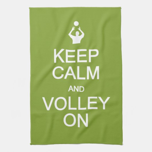 保Calm & Volleyオカスタムンハンドタオル キッチンタオル (縦)