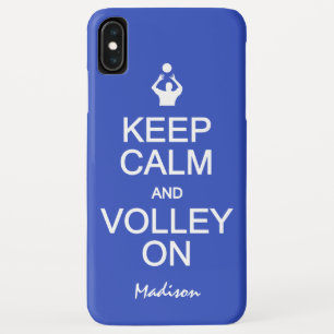 保Calm & Volleyオンカラーカスタムケース iPhone XS Maxケース