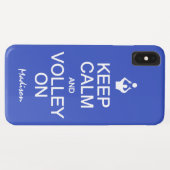 保Calm & Volleyオンカラーカスタムケース Case-Mate iPhoneケース (裏面(横))