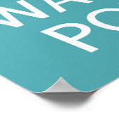 保Calm & Water遊ポロカスタムポスター ポスター (角)