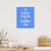 保Calm Weight Liftingフィットネスモチベーション・ポスター ポスター (キッチン)