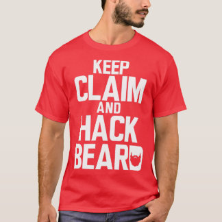 保Claimとhack Beard Tシャツ