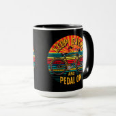 保Claim & Pedal onタイポグラフィ マグカップ (正面右)