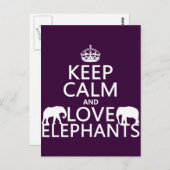 保Clame & Love Ezefts （任意の色） ポストカード (正面/裏面)