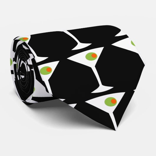 保Em来のMartini Tie（黒） ネクタイ (ロール)