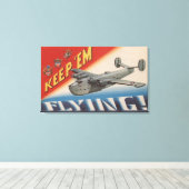 保Em/飛んでいる PB2Y-2 キャンバスプリント (インサイチュ (ウッドフロア))